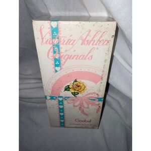 Victoria Ashley Originals Goebel Porcelain‎ Doll Floral Dress Blonde Hair